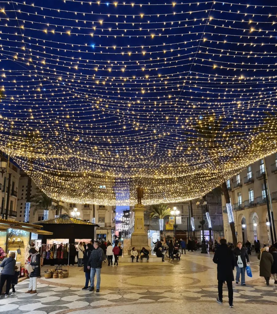 Vilanova i la Geltrú preparativos para la Navidad