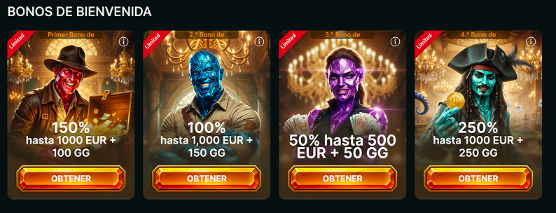 bonos de casino luckygem