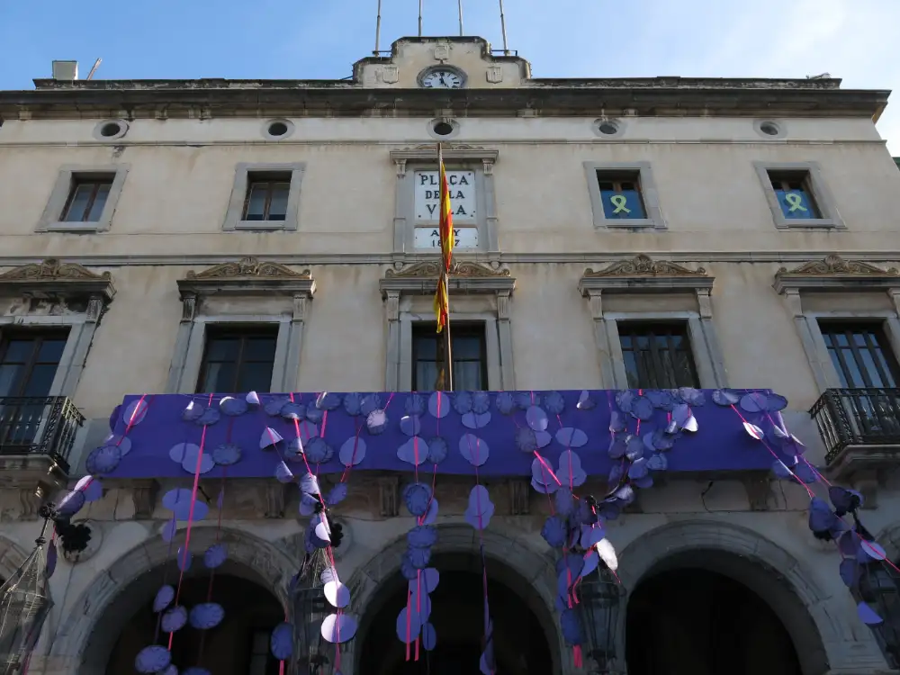 Fachada del Ajuntament de Vilanova i la Geltrú, sede del Ple municipal